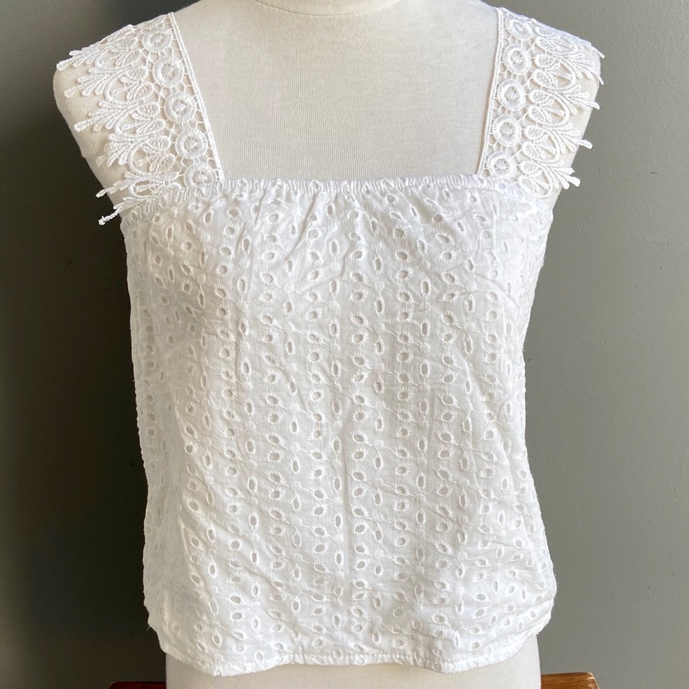 Shein Eyelet Top